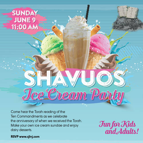 Shavuos Ice Cream Party Event Center For Jewish Life
